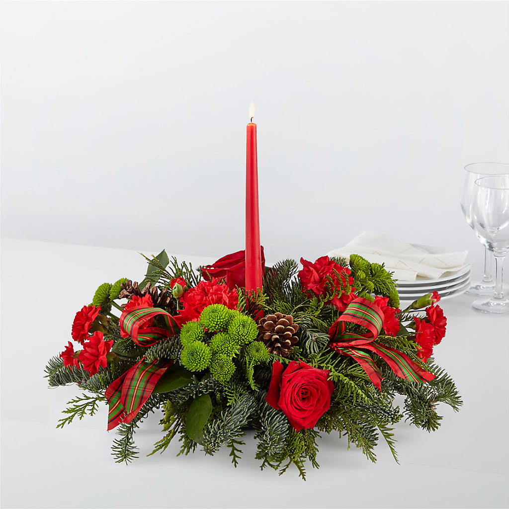 By the Candlelight Centerpiece – MOLLY'S FLORIST, Mullins SC
