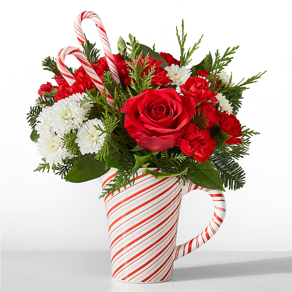 Peppermint Swirl Mug – MOLLY'S FLORIST, Mullins SC