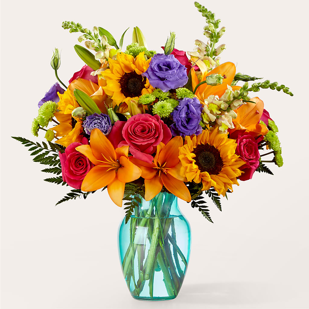 Double Rainbow Bouquet – MOLLY'S FLORIST, Mullins SC
