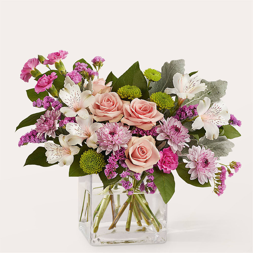 Pink Suede Bouquet – MOLLY'S FLORIST, Mullins SC