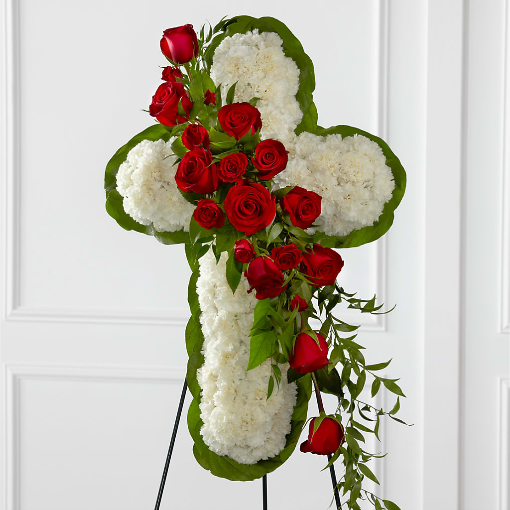 Floral Cross Easel – MOLLY'S FLORIST, Mullins SC