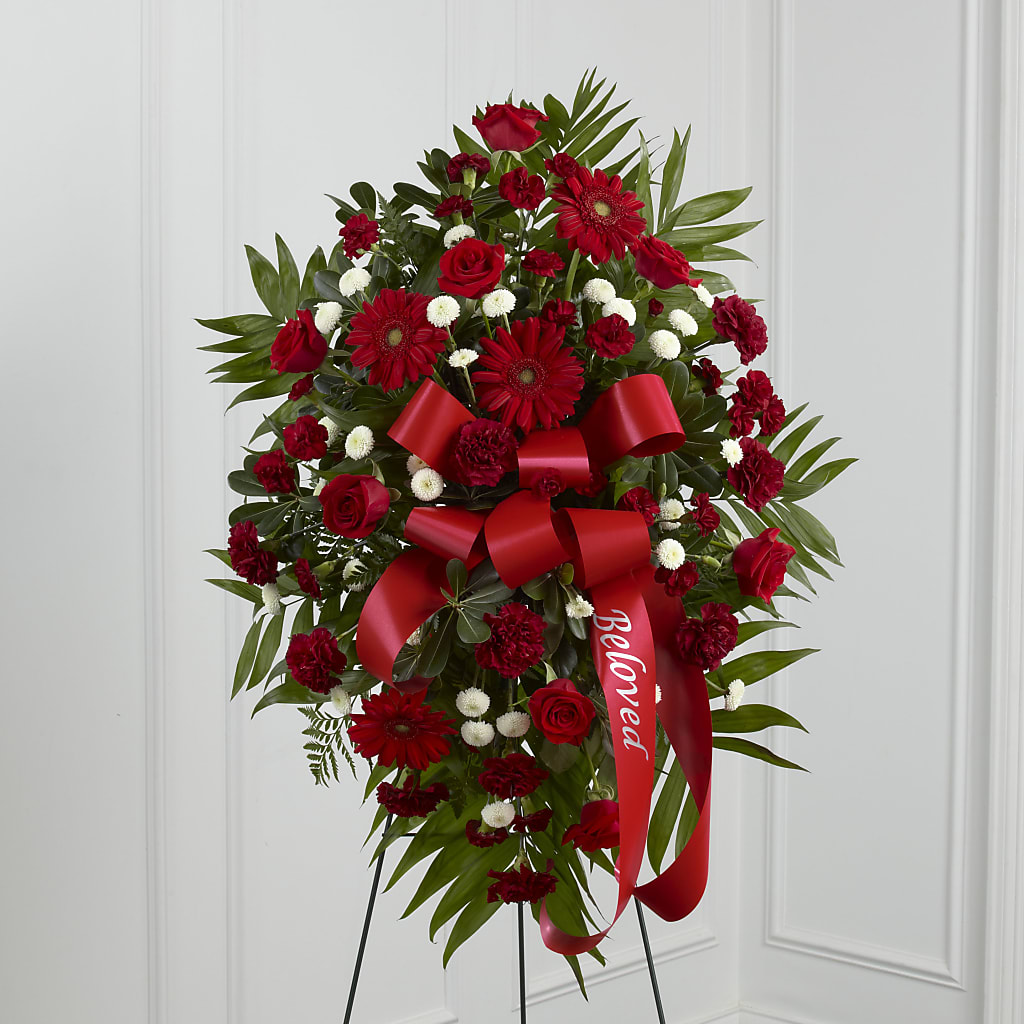 Treasured Memories Standing Spray – MOLLY'S FLORIST, Mullins SC