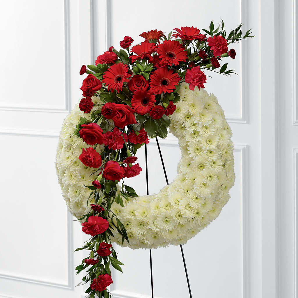 Graceful Tribute Wreath – MOLLY'S FLORIST, Mullins SC