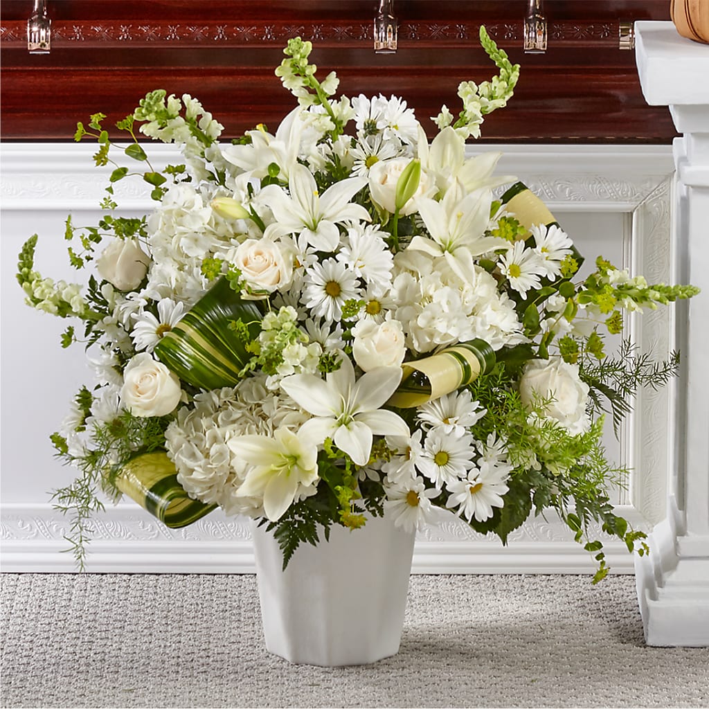 Thoughts of Tranquility Floor Basket – MOLLY'S FLORIST, Mullins SC