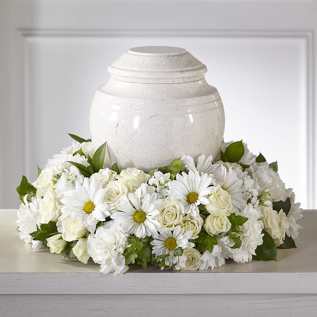 Ivory Gardens Cremation Adornment – MOLLY'S FLORIST, Mullins SC