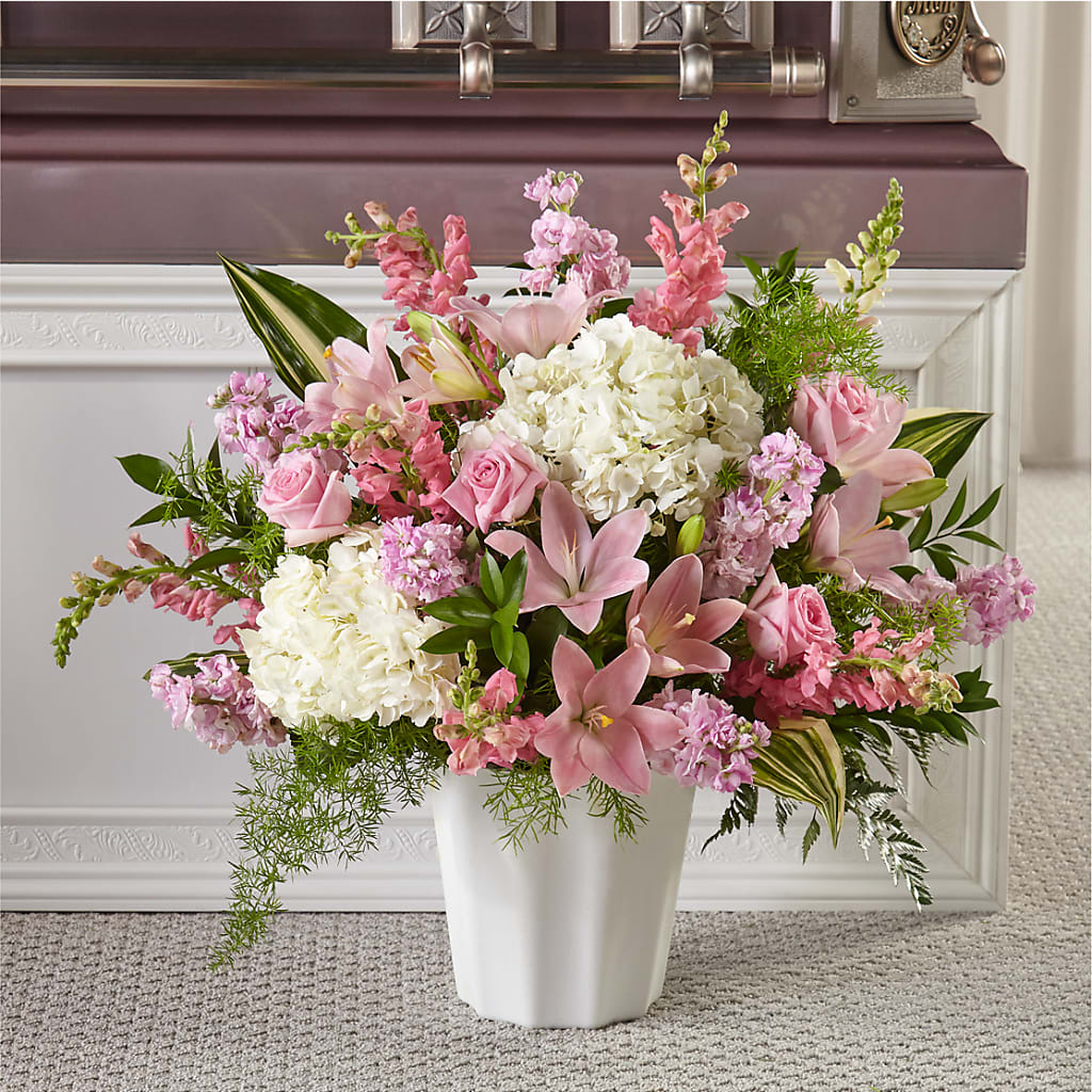 Simply Serene Floor Basket – MOLLY'S FLORIST, Mullins SC