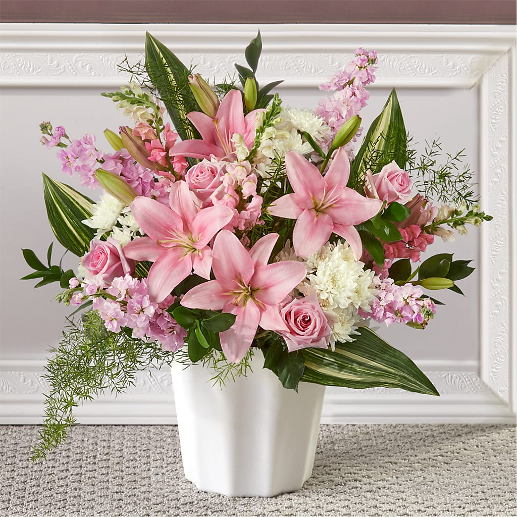 Simply Serene Floor Basket – MOLLY'S FLORIST, Mullins SC