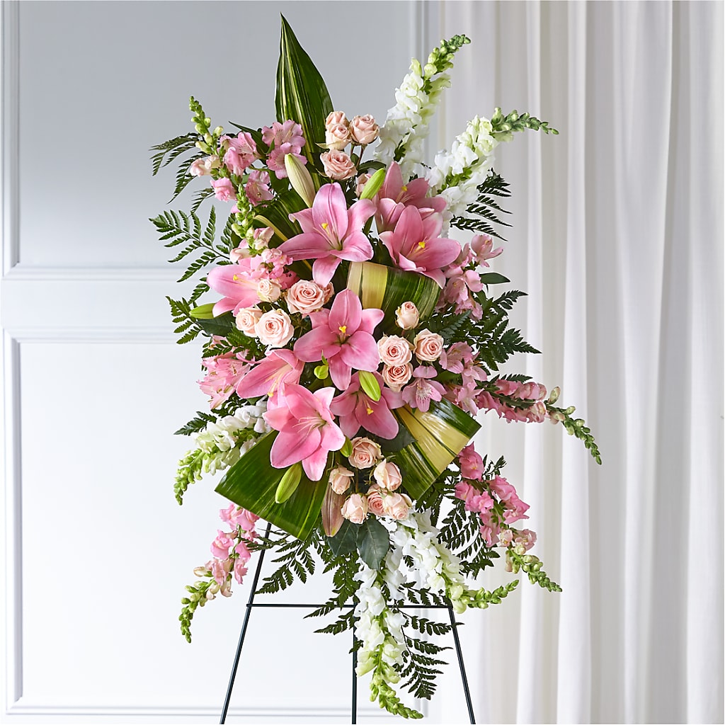 Elegant Embrace Standing Spray – MOLLY'S FLORIST, Mullins SC
