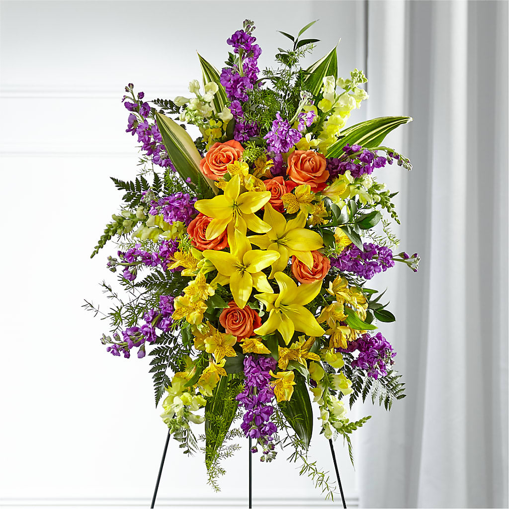 Thoughtful Prayers Standing Spray – MOLLY'S FLORIST, Mullins SC