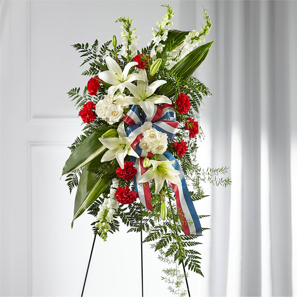 Stars of Life Standing Spray – MOLLY'S FLORIST, Mullins SC