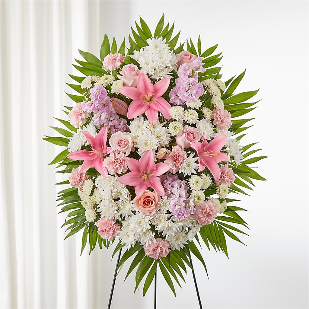 Offering Solace Standing Spray – MOLLY'S FLORIST, Mullins SC