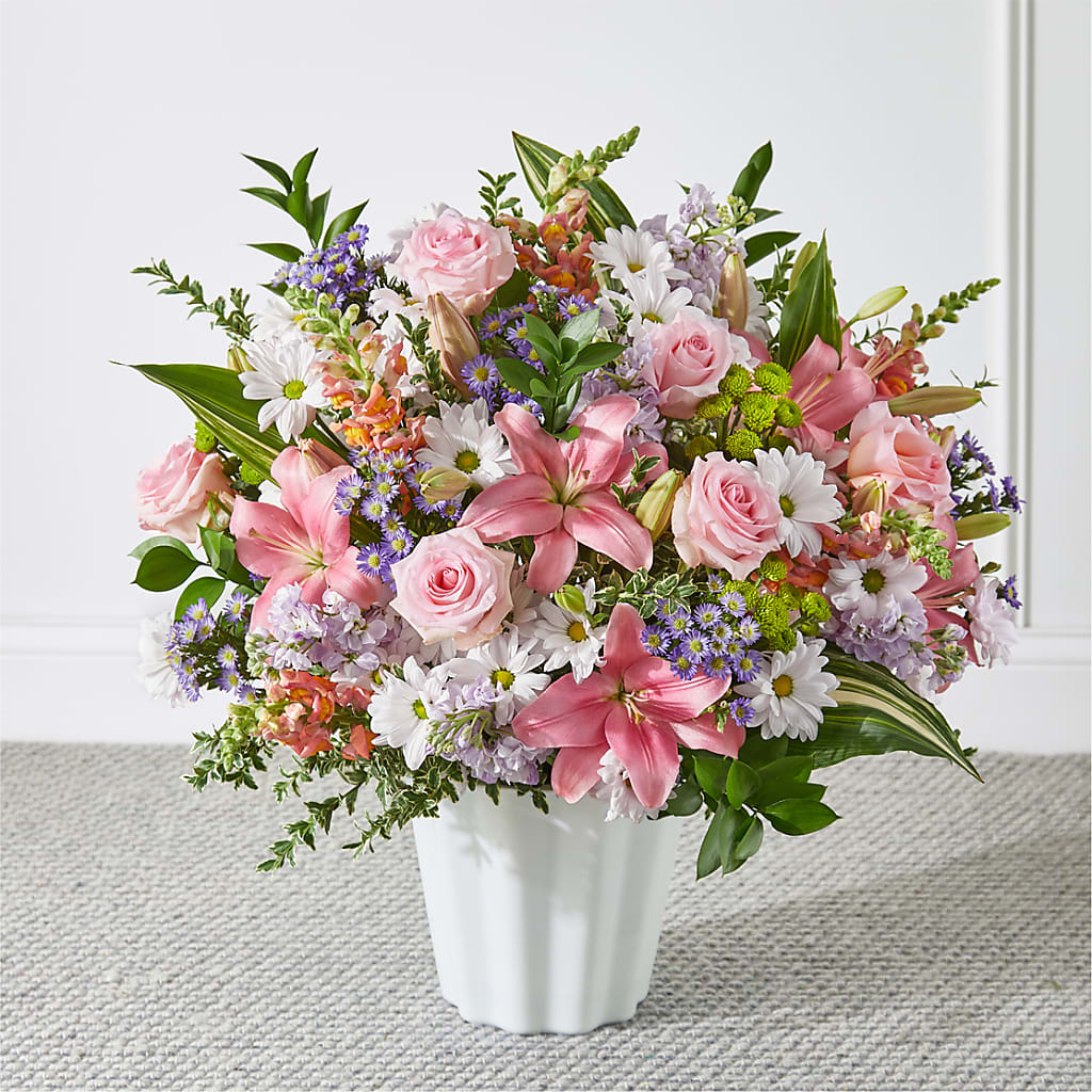 Abundant Compassion Floor Basket – MOLLY'S FLORIST, Mullins SC