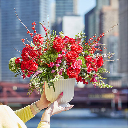 Big Red Bow Bouquet – MOLLY'S FLORIST, Mullins SC