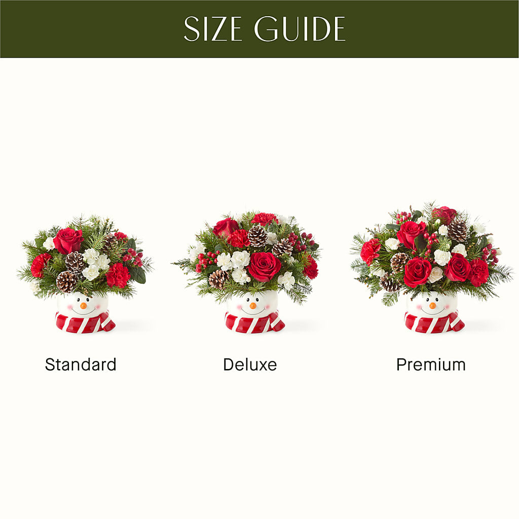Jolly Snowman Bouquet – MOLLY'S FLORIST, Mullins SC
