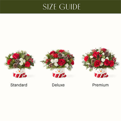 Jolly Snowman Bouquet – MOLLY'S FLORIST, Mullins SC