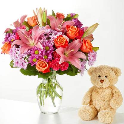One and Only Bouquet and Bear Bundle – MOLLY'S FLORIST, Mullins SC