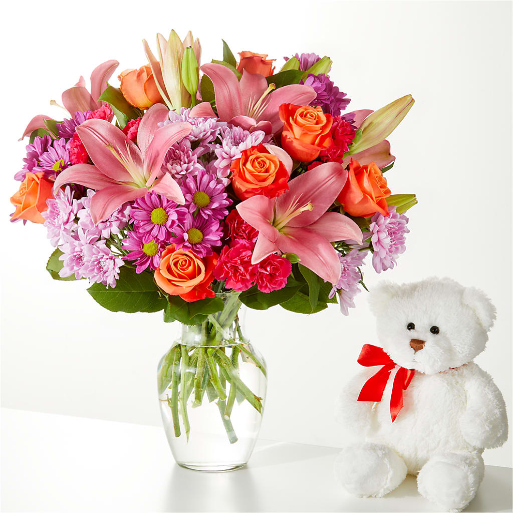 One and Only Bouquet and Bear Bundle – MOLLY'S FLORIST, Mullins SC