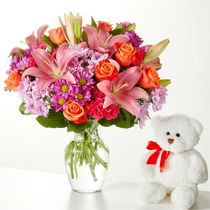 One and Only Bouquet and Bear Bundle – MOLLY'S FLORIST, Mullins SC