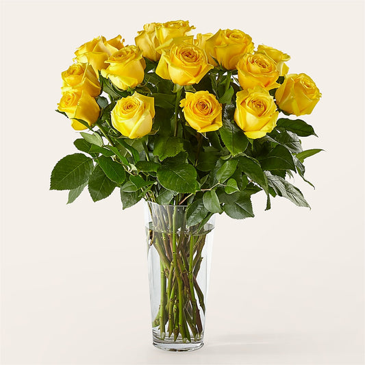 Long Stem Yellow Rose Bouquet – MOLLY'S FLORIST, Mullins SC