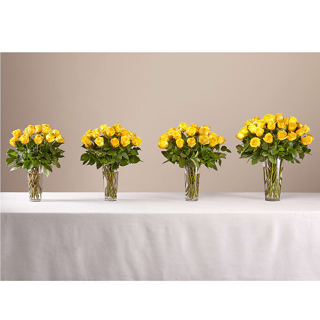 Long Stem Yellow Rose Bouquet – MOLLY'S FLORIST, Mullins SC