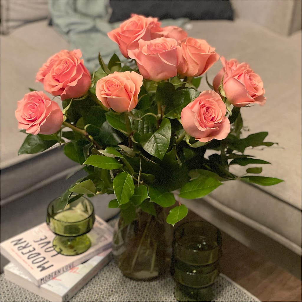 Long Stem Pink Rose Bouquet – MOLLY'S FLORIST, Mullins SC