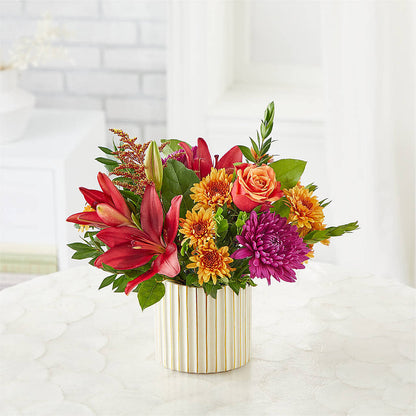 Burgundy Landscape Bouquet – MOLLY'S FLORIST, Mullins SC