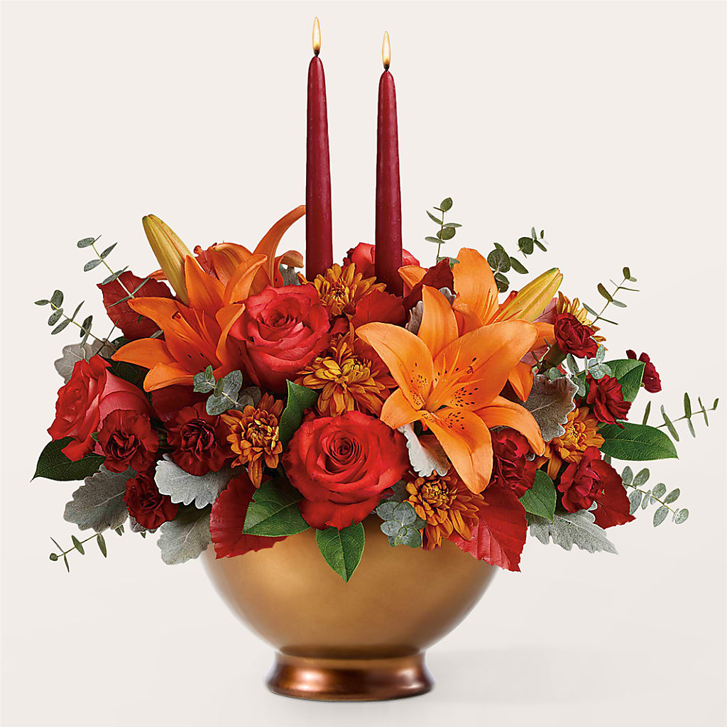 Fruits of Fall Centerpiece – MOLLY'S FLORIST, Mullins SC