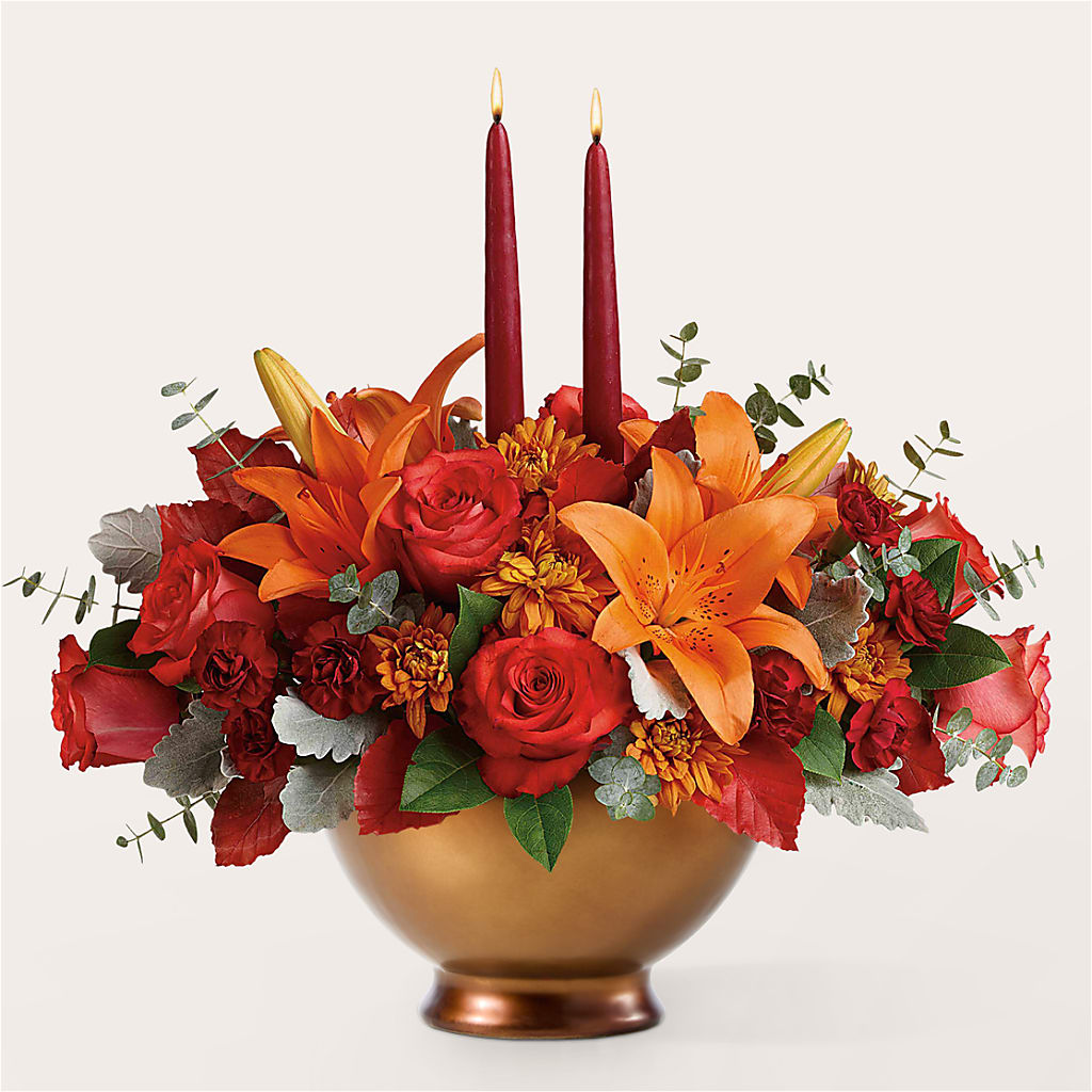 Fruits of Fall Centerpiece – MOLLY'S FLORIST, Mullins SC