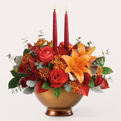 Fruits of Fall Centerpiece – MOLLY'S FLORIST, Mullins SC