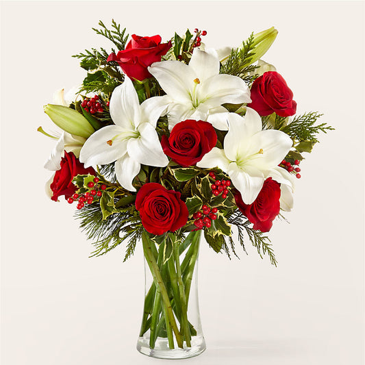 Sparkling Snowflakes Bouquet – MOLLY'S FLORIST, Mullins SC