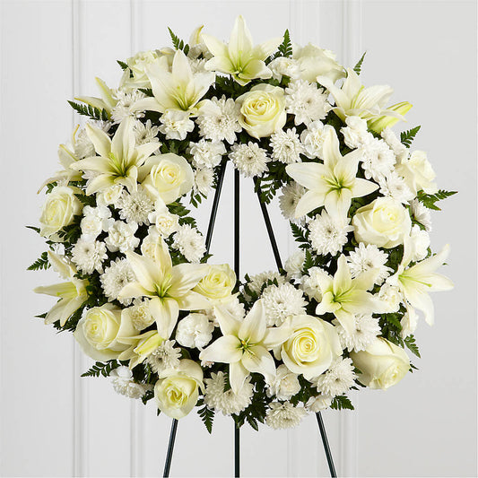 Treasured Tribute Wreath – MOLLY'S FLORIST, Mullins SC