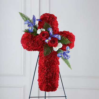 Faithful Hero Floral Cross – MOLLY'S FLORIST, Mullins SC
