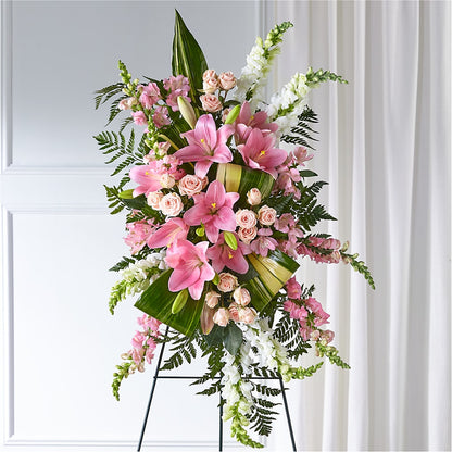 Elegant Embrace Standing Spray – MOLLY'S FLORIST, Mullins SC