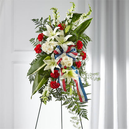 Stars of Life Standing Spray – MOLLY'S FLORIST, Mullins SC