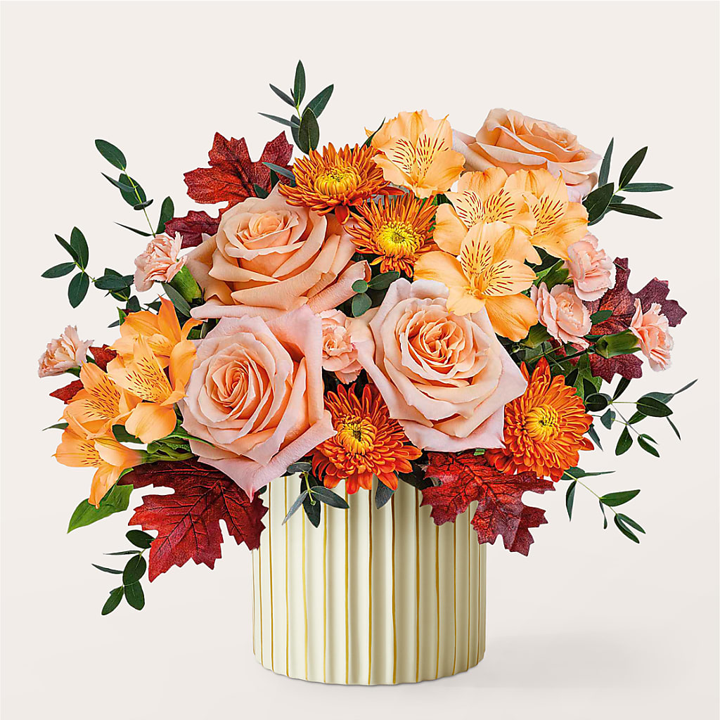 Spiced Latte Bouquet with Ivory Vase – MOLLY'S FLORIST, Mullins SC