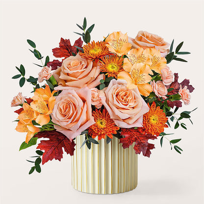 Spiced Latte Bouquet with Ivory Vase – MOLLY'S FLORIST, Mullins SC