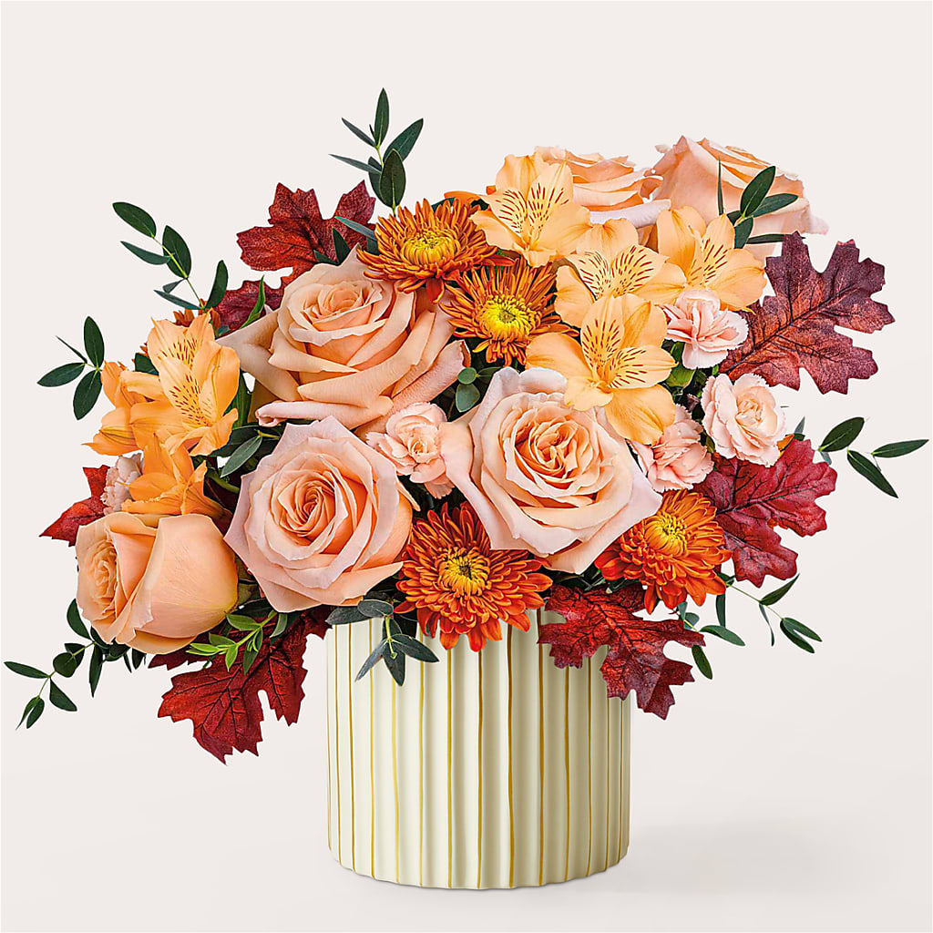 Spiced Latte Bouquet with Ivory Vase – MOLLY'S FLORIST, Mullins SC